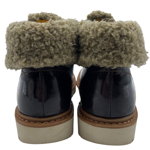 CAT Brand Brown Suede Leather Lace Up Winter Boot Size 7 - Picture 8 of 12